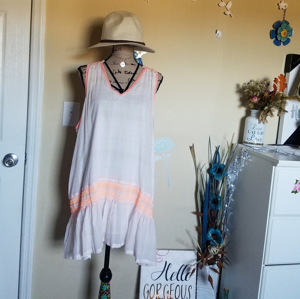 Free People Run With Me Sleeveless Dress New